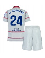 Atletico Madrid Robin Le Normand #24 Alternativní dres pro děti 2026-27 Krátký Rukáv (+ trenýrky)